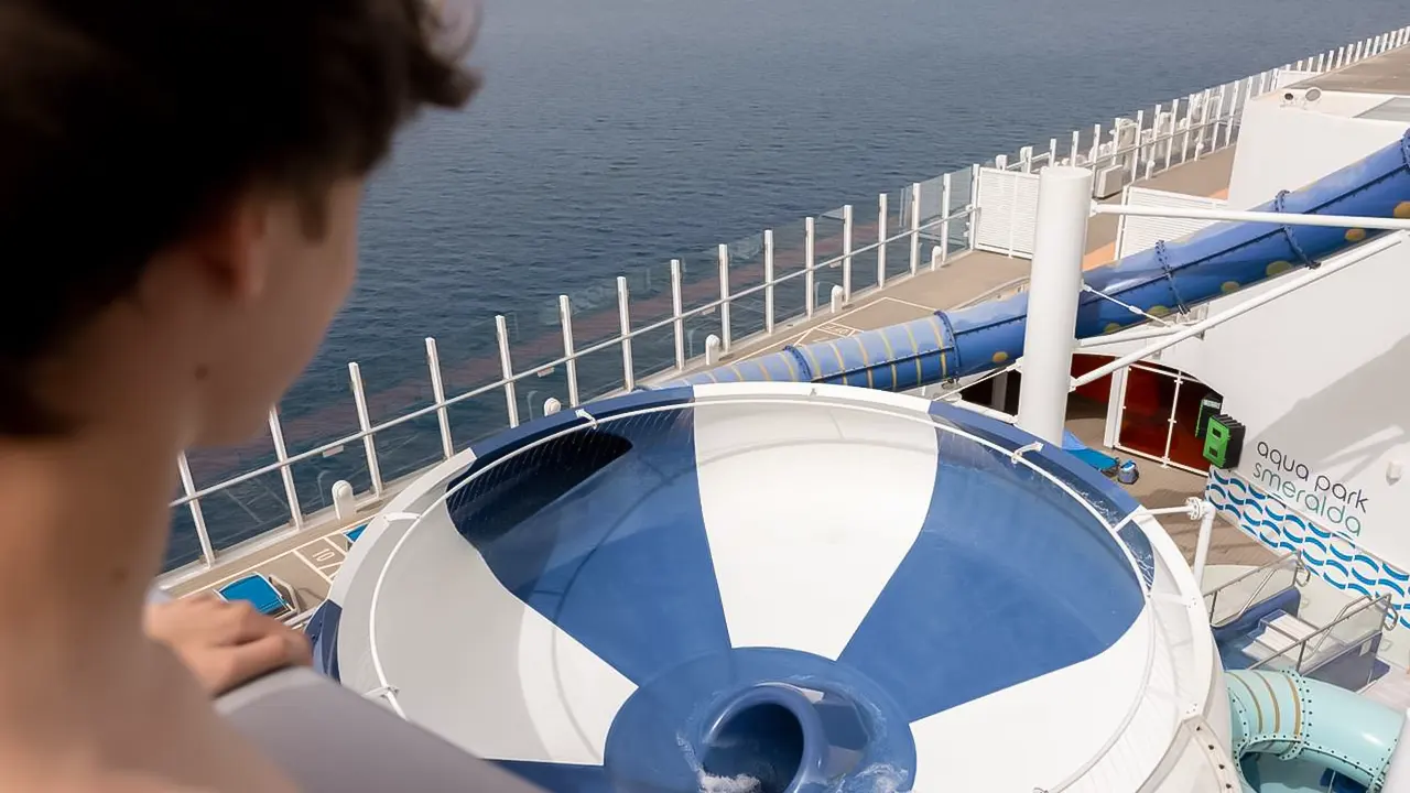 Smeralda "The Costa Smeralda cruise ship offers luxurious sea journeys, featuring upscale dining and diverse entertainment facilities."